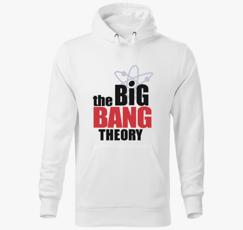 Big Bang Theory - Agymenők kapucnis pulóver — Fehér