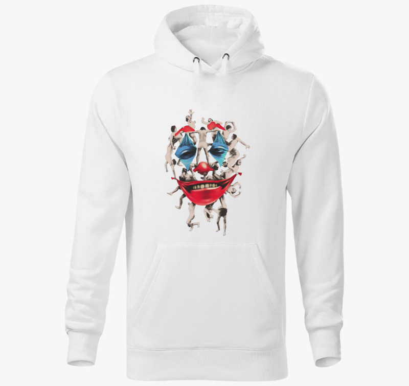 Joker 2019 kapucnis pulóver — Fehér