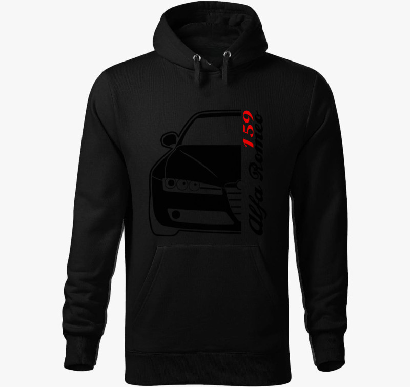 Alfa Romeo 159 kapucnis pulóver — Fekete