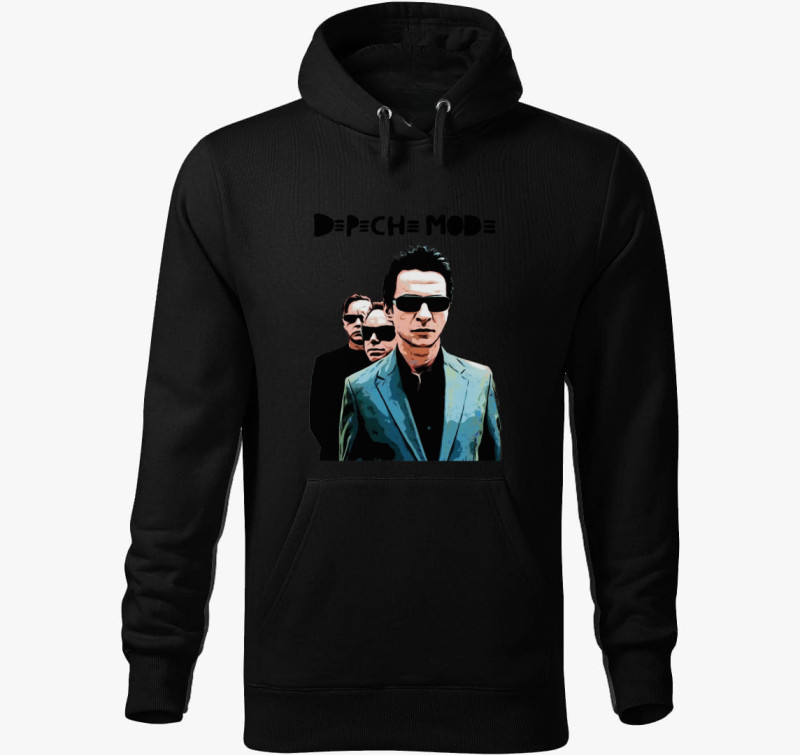 Depeche Mode kapucnis pulóver — Fekete