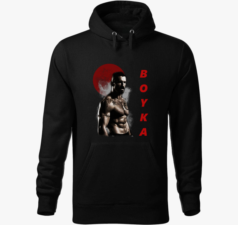 Boyka kapucnis pulóver — Fekete
