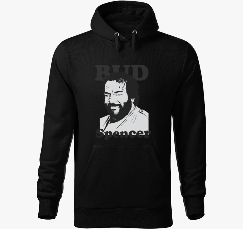 Bud Spencer a legenda kapucnis pulóver — Fekete