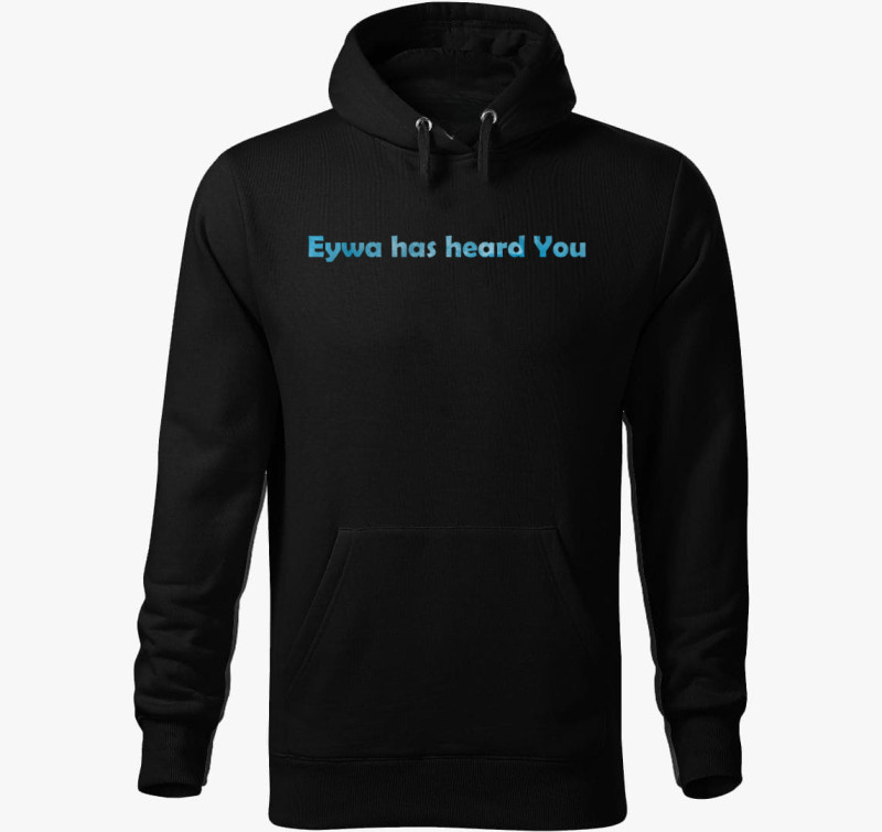 Eywa has heard You kapucnis pulóver — Fekete