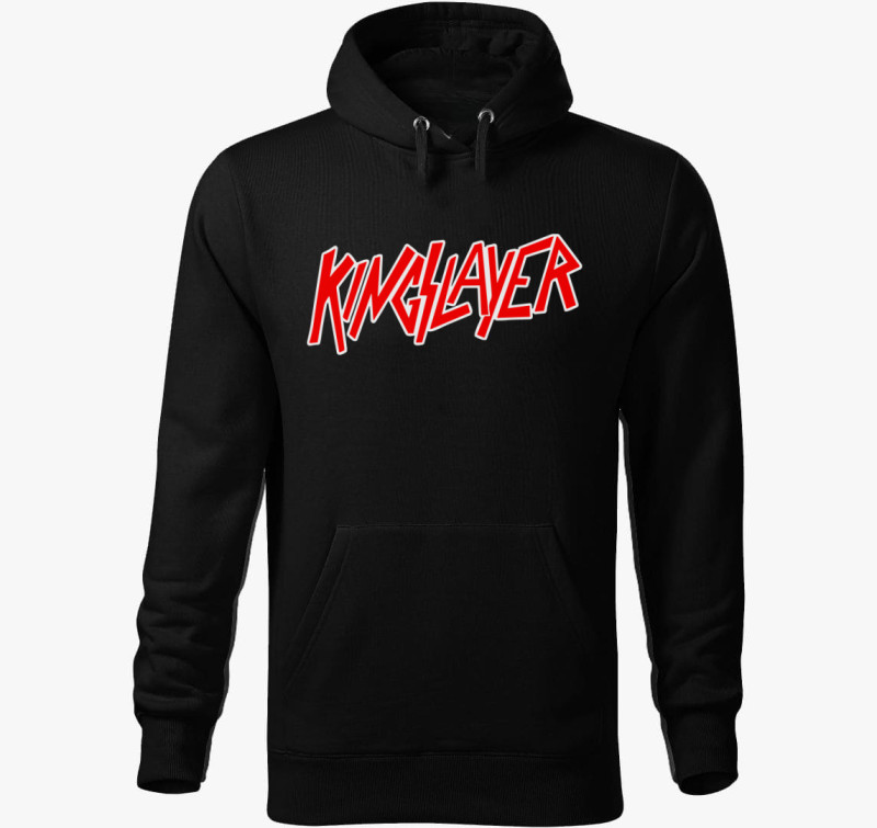 Kingslayer kapucnis pulóver — Fekete