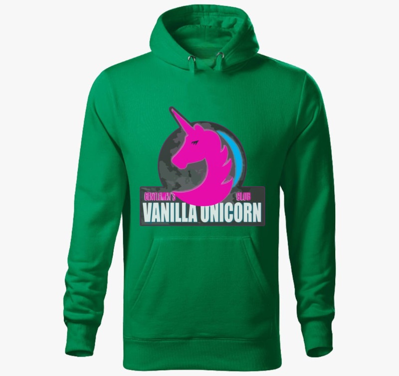 Vanilla unicorn kapucnis pulóver — Fűzöld