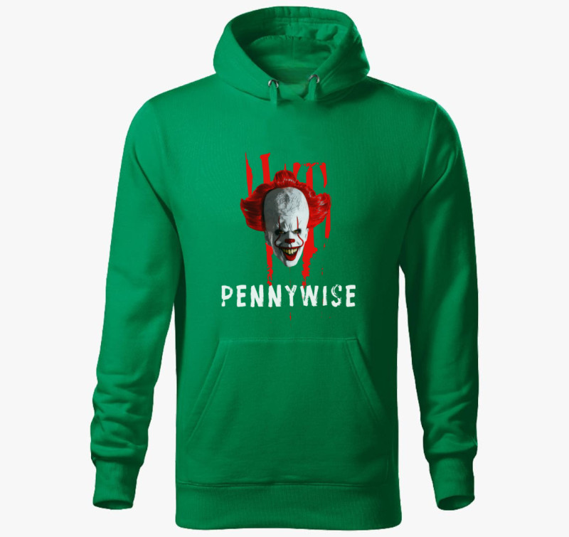 Penny Wise kapucnis pulóver — Fűzöld