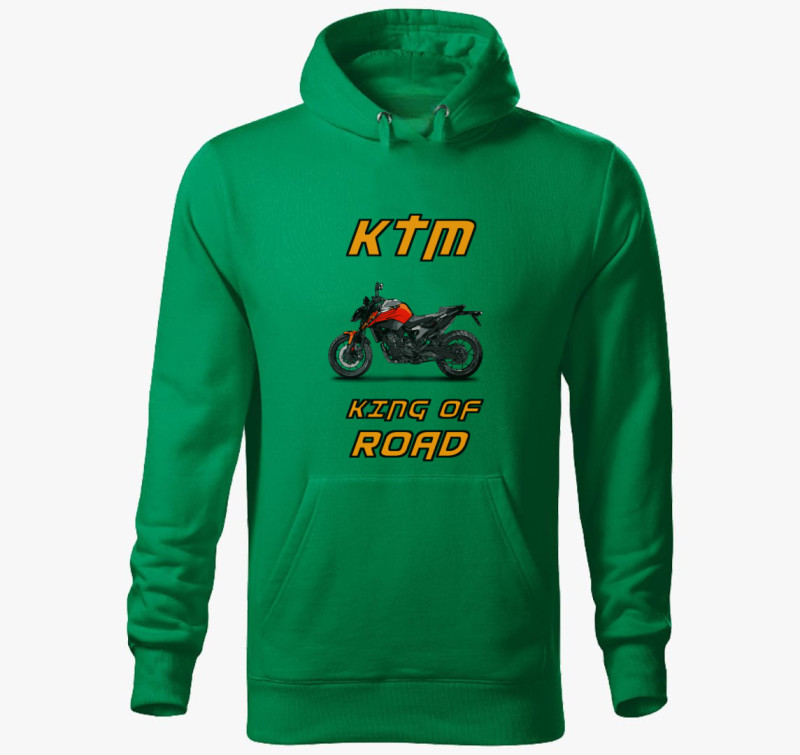 KTM kapucnis pulóver — Fűzöld