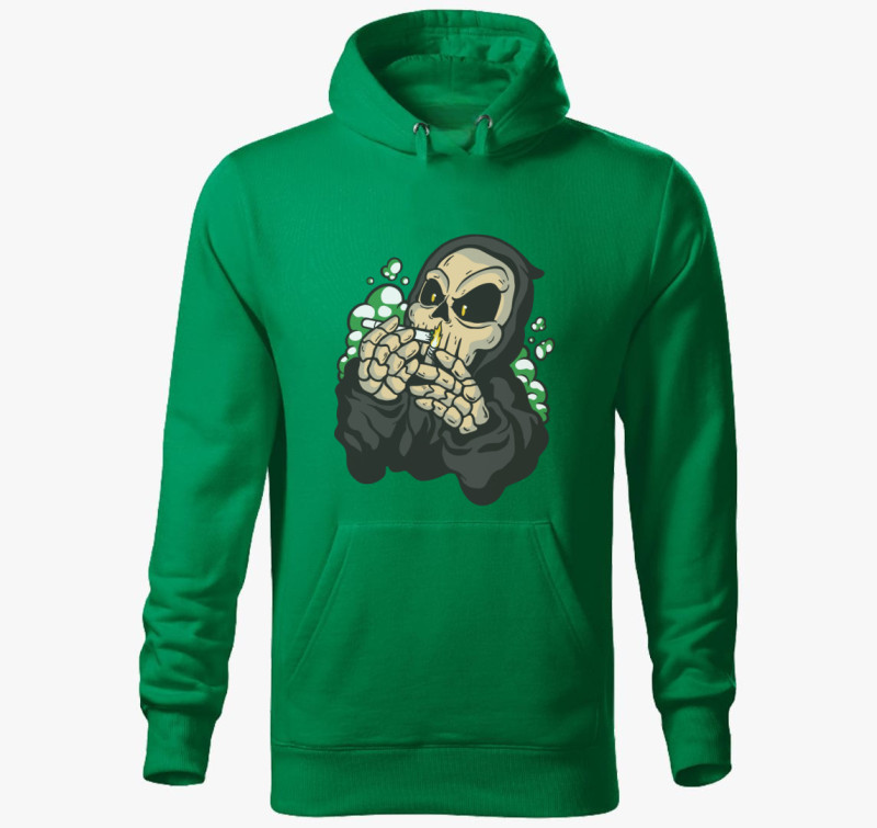 The bong reaper kapucnis pulóver — Fűzöld