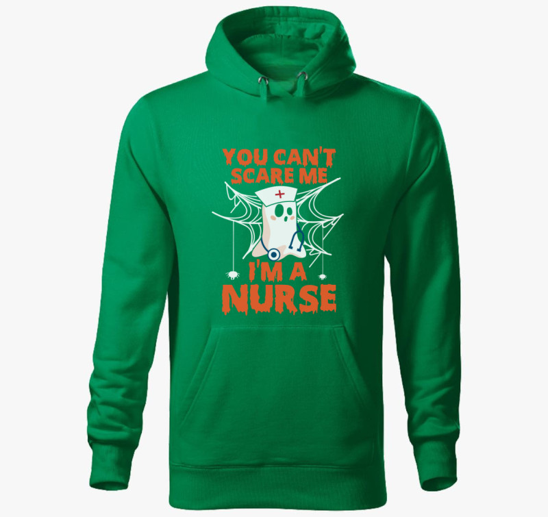 Nurse halloween kapucnis pulóver — Fűzöld