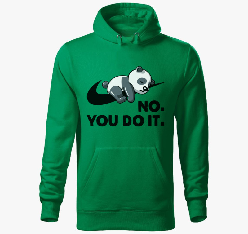 You do it kapucnis pulóver — Fűzöld