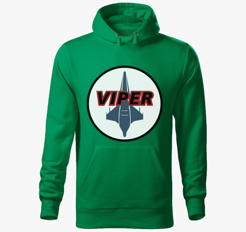 Bsg viper kapucnis pulóver — Fűzöld