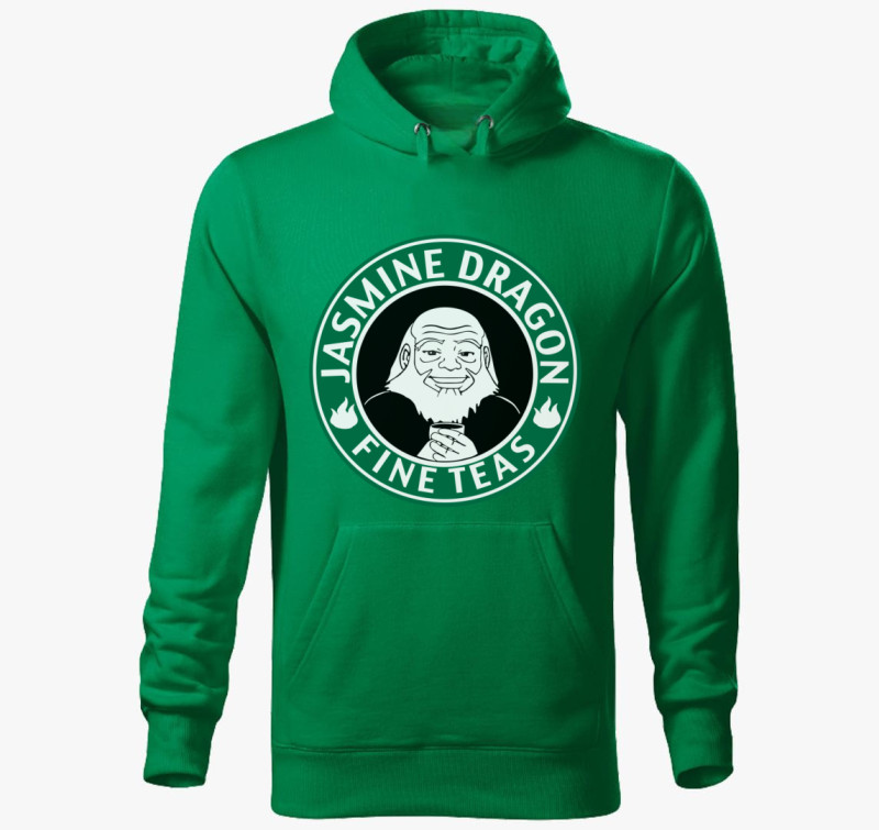 Avatar tea kapucnis pulóver — Fűzöld