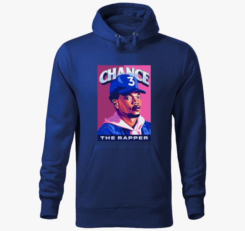 Chance a rapper kapucnis pulóver — Királykék