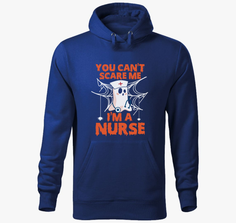 Nurse halloween kapucnis pulóver — Királykék