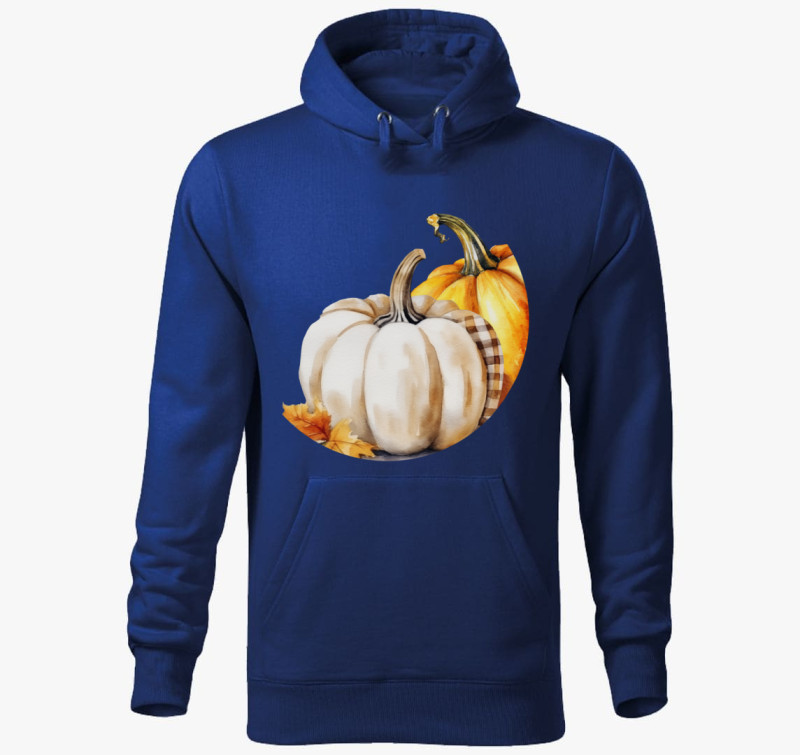 2 pumpkin kapucnis pulóver — Királykék