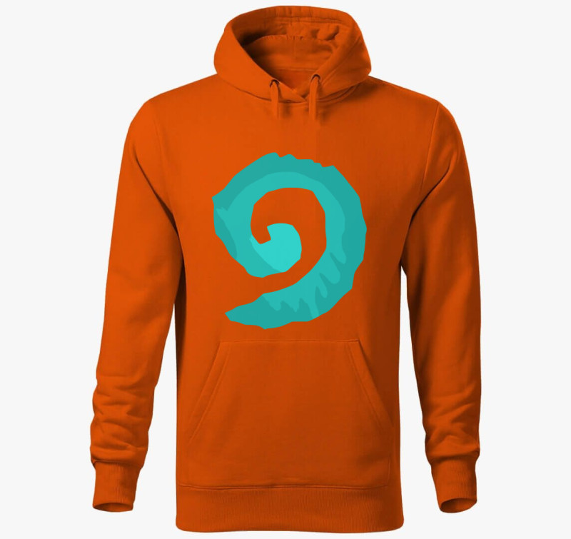 Hearthstone kapucnis pulóver — Narancssárga