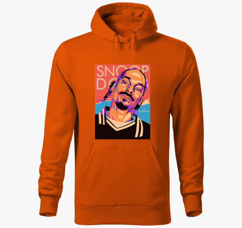 Snoop Dogg kapucnis pulóver — Narancssárga