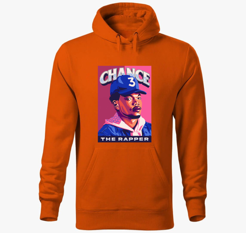 Chance a rapper kapucnis pulóver — Narancssárga