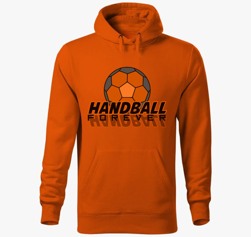 Handball forever kapucnis pulóver — Narancssárga