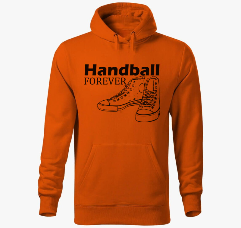 Handball cipős kapucnis pulóver — Narancssárga