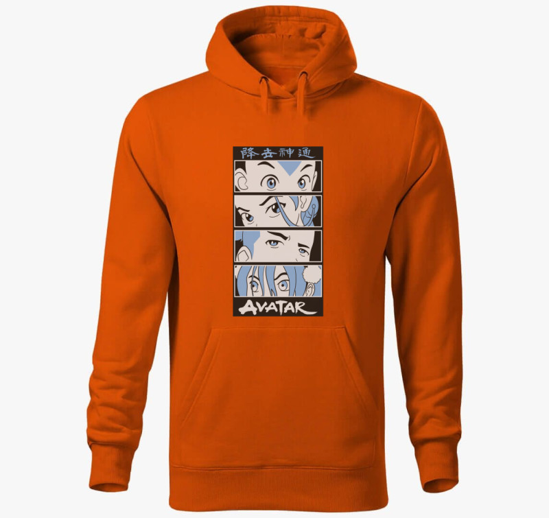 Avatar kapucnis pulóver — Narancssárga