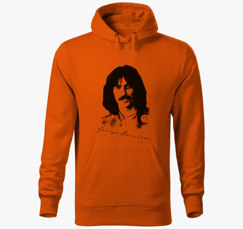 George Harrison kapucnis pulóver — Narancssárga