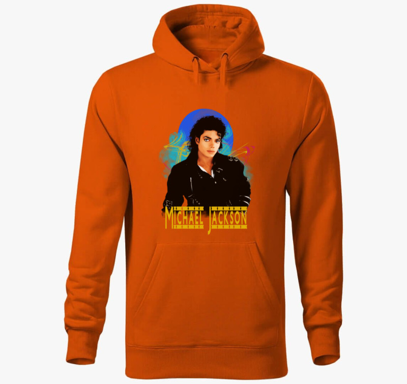 Michael Jackson kapucnis pulóver — Narancssárga