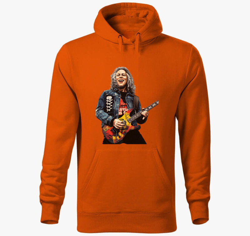 Metallica Kirk Hammett kapucnis pulóver — Narancssárga