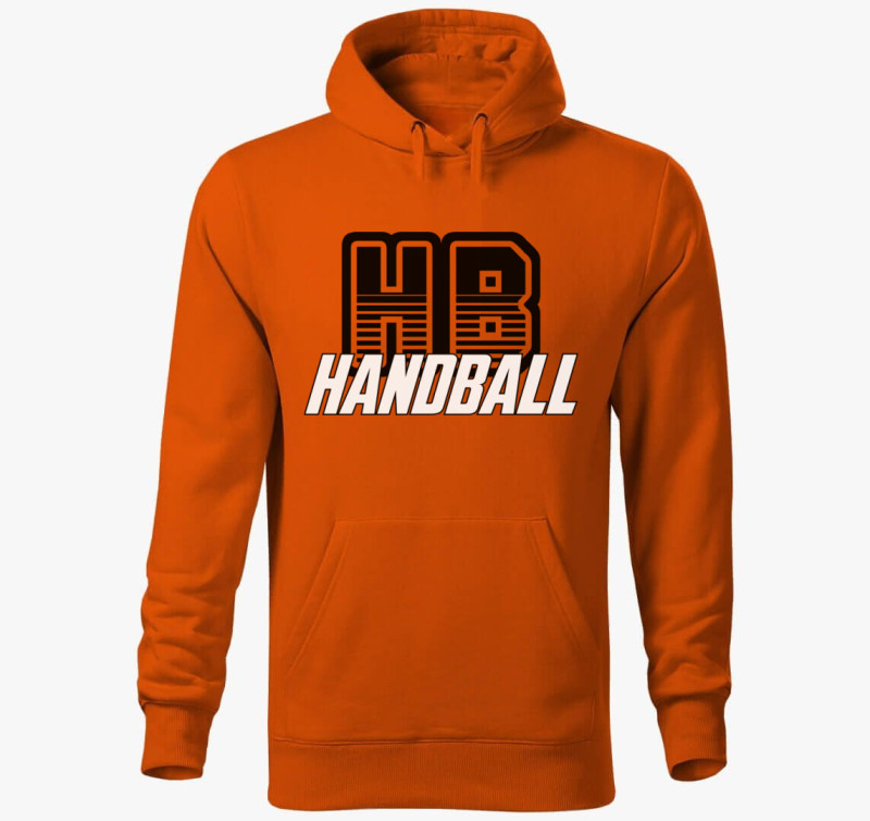 HB handball kapucnis pulóver — Narancssárga