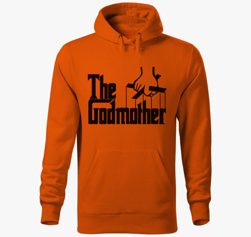 The Godmother kapucnis pulóver — Narancssárga