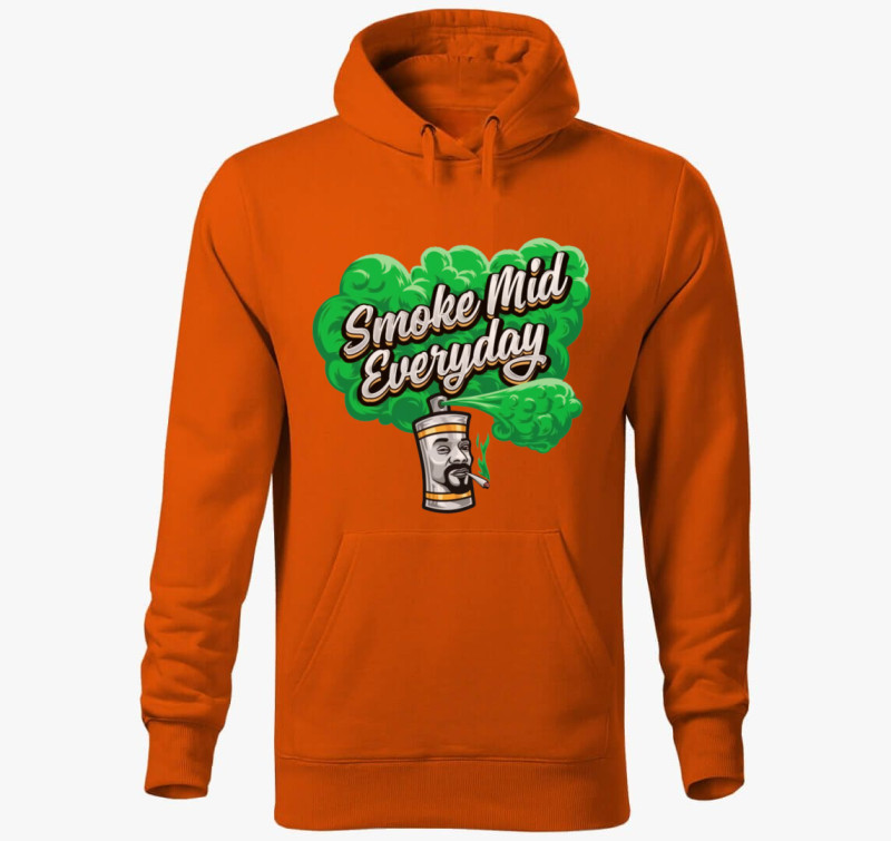 Smoke Mid Everyday kapucnis pulóver — Narancssárga