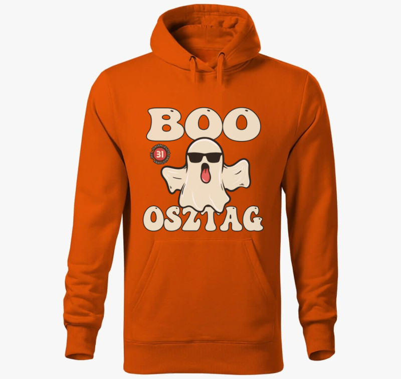 Boo osztag kapucnis pulóver — Narancssárga