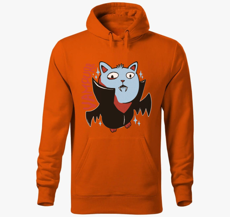 Vampurr kapucnis pulóver — Narancssárga