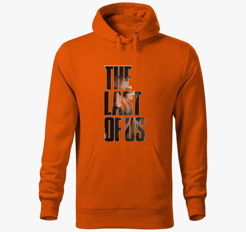 The Last of Us felirat - Joel kapucnis pulóver — Narancssárga
