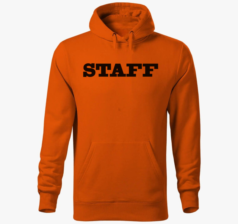 Staff kapucnis pulóver — Narancssárga