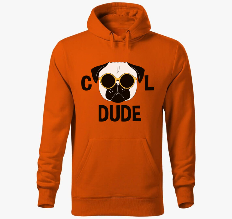 Cool dude kapucnis pulóver — Narancssárga