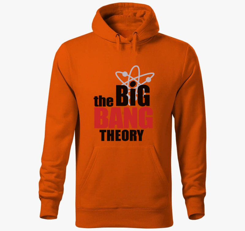 Big Bang Theory - Agymenők kapucnis pulóver — Narancssárga