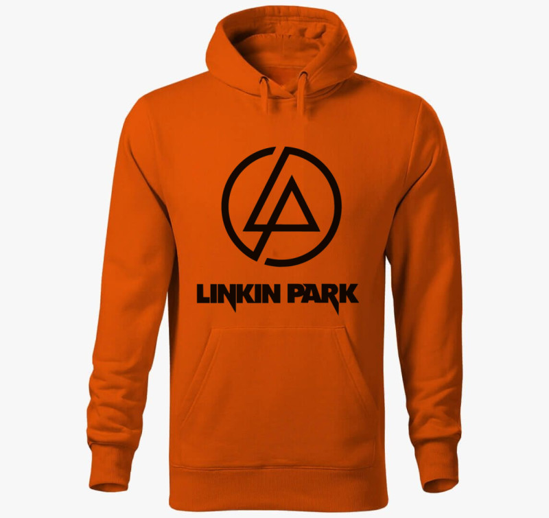 Linkin Park kapucnis pulóver — Narancssárga