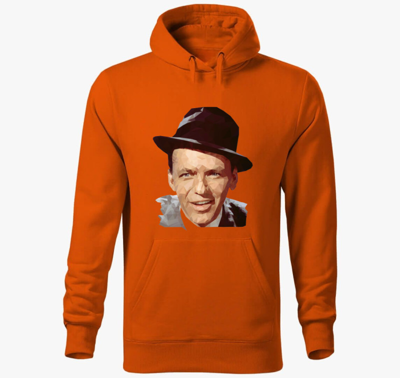 Frank Sinatra kapucnis pulóver — Narancssárga