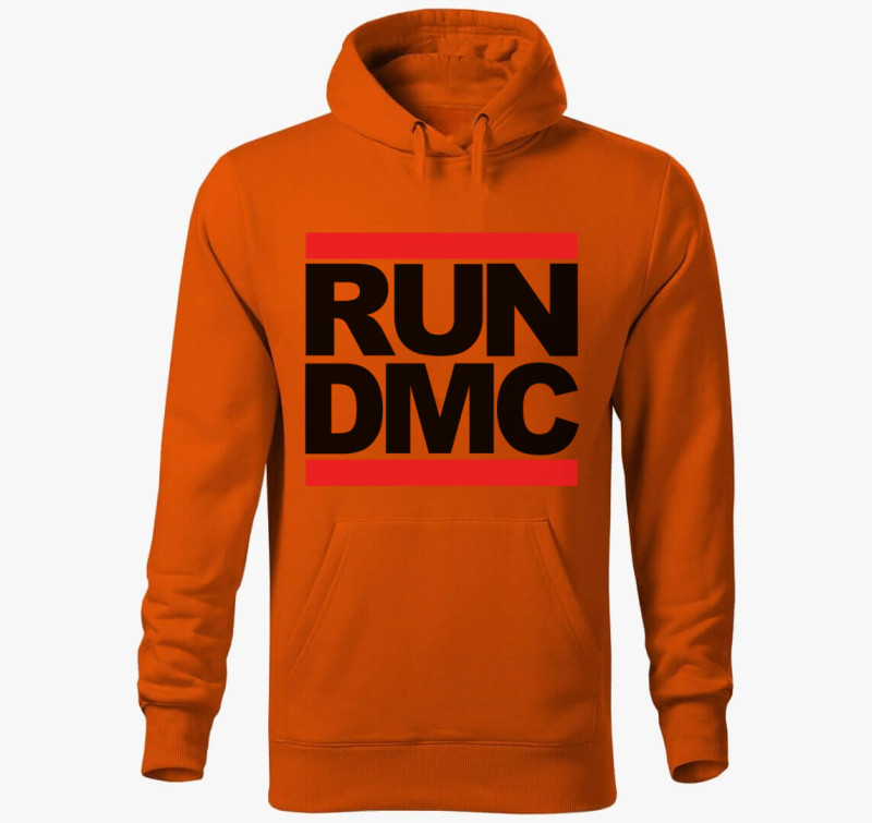 RUN DMC kapucnis pulóver — Narancssárga