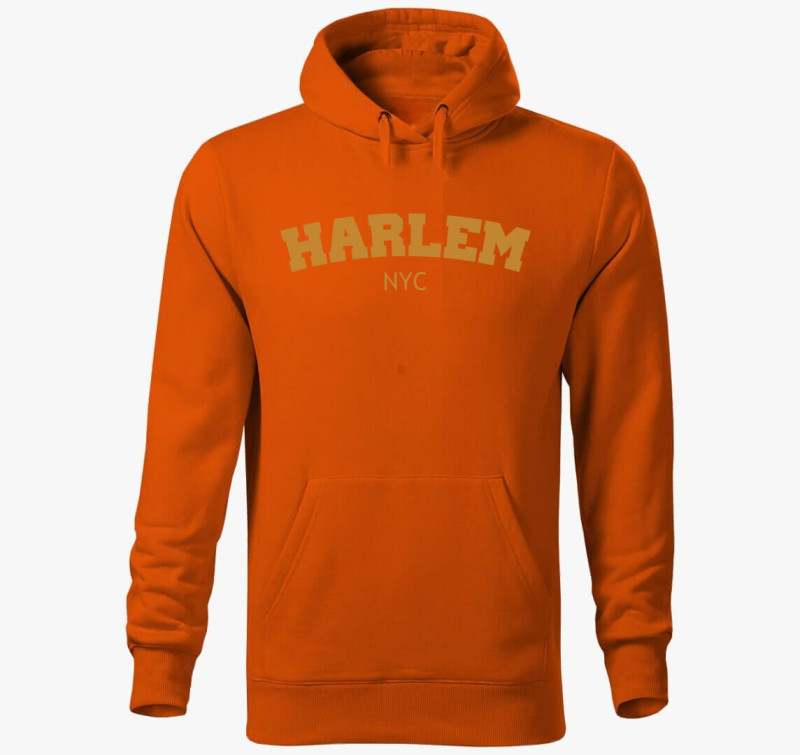 Harlem kapucnis pulóver — Narancssárga