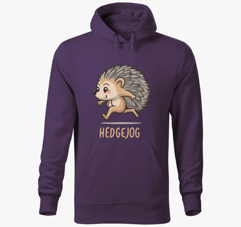 Hedgejog kapucnis pulóver — Lila