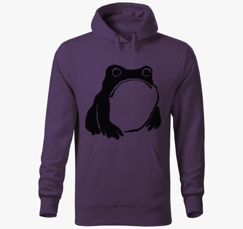Sad frog kapucnis pulóver — Lila
