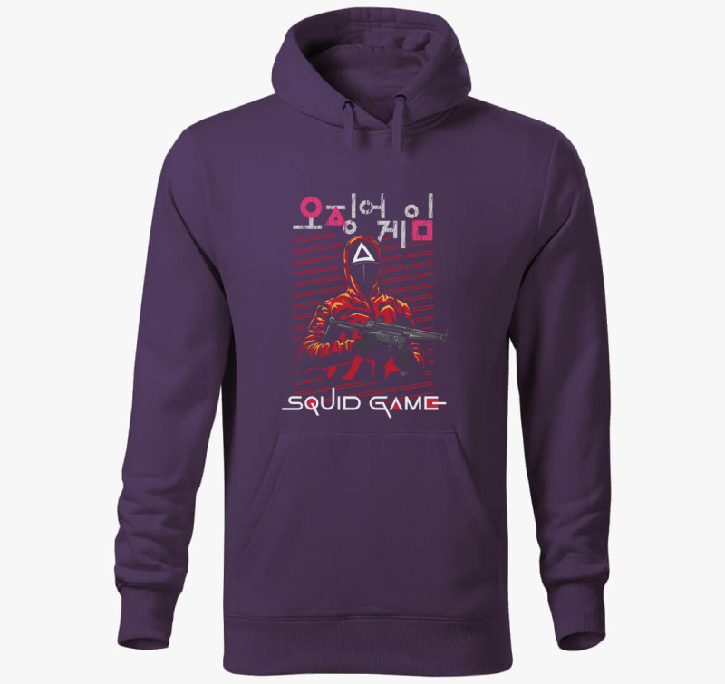 Squid kapucnis pulóver — Lila