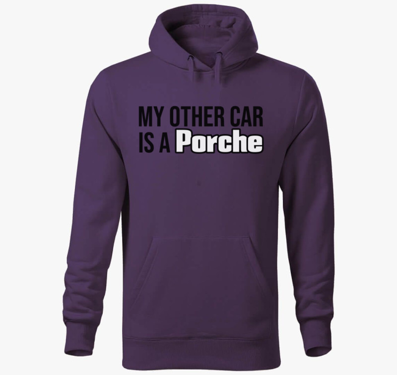Porche car kapucnis pulóver — Lila