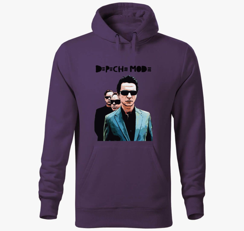 Depeche Mode kapucnis pulóver — Lila