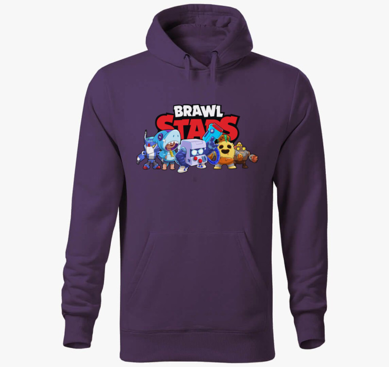 Brawl Stars Csapat kapucnis pulóver — Lila