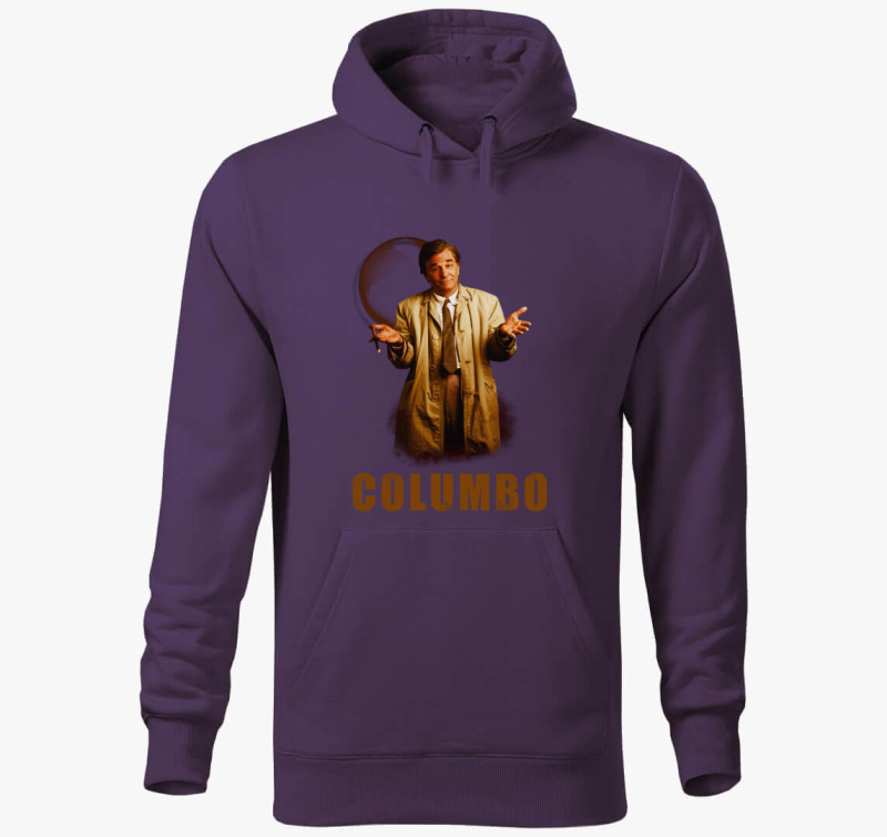 Columbo kapucnis pulóver — Lila