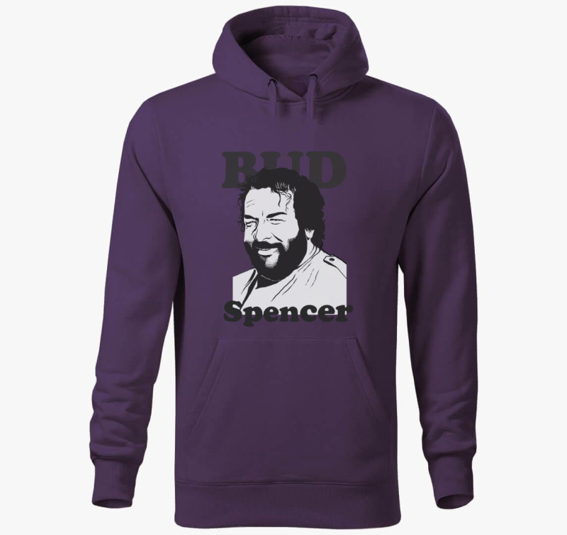Bud Spencer a legenda kapucnis pulóver — Lila