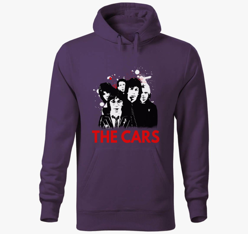 The Cars band kapucnis pulóver — Lila